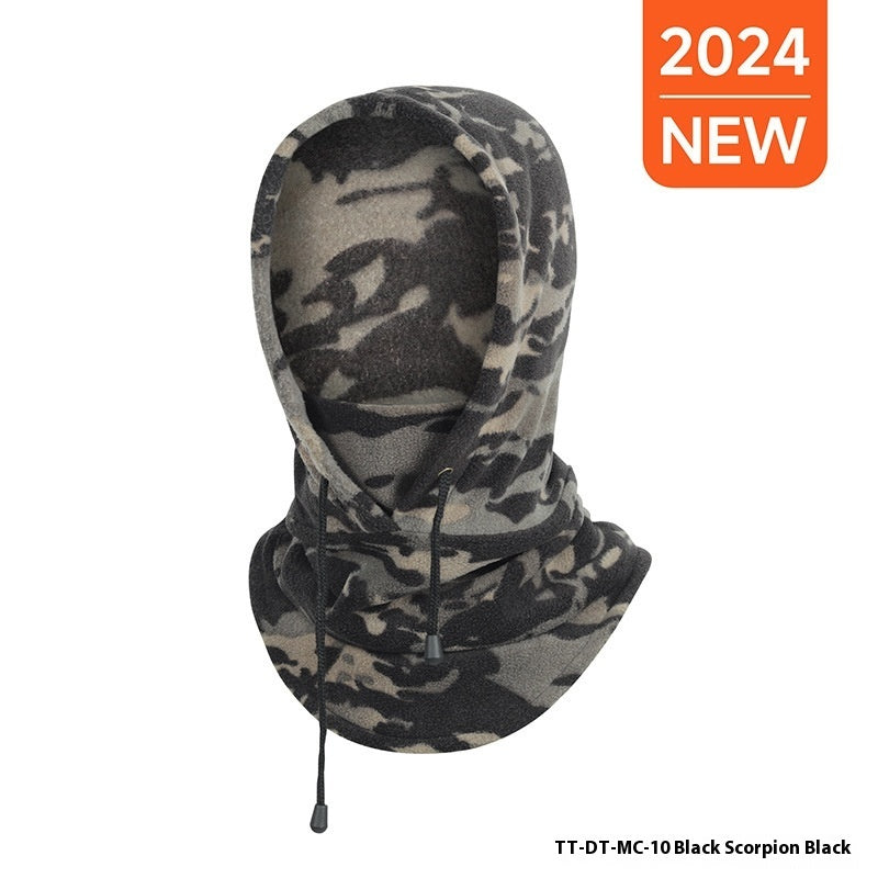 Windproof Outdoor Sports Ski Mask Scarf Cold Protection Hat Gear Camouflage Design for Winter Activities