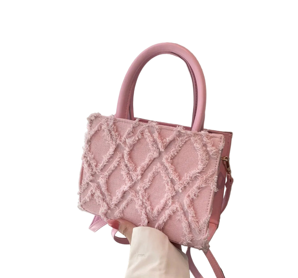 Women Summer Diamond Handbag Single Shoulder Crossbody Small Square Bag