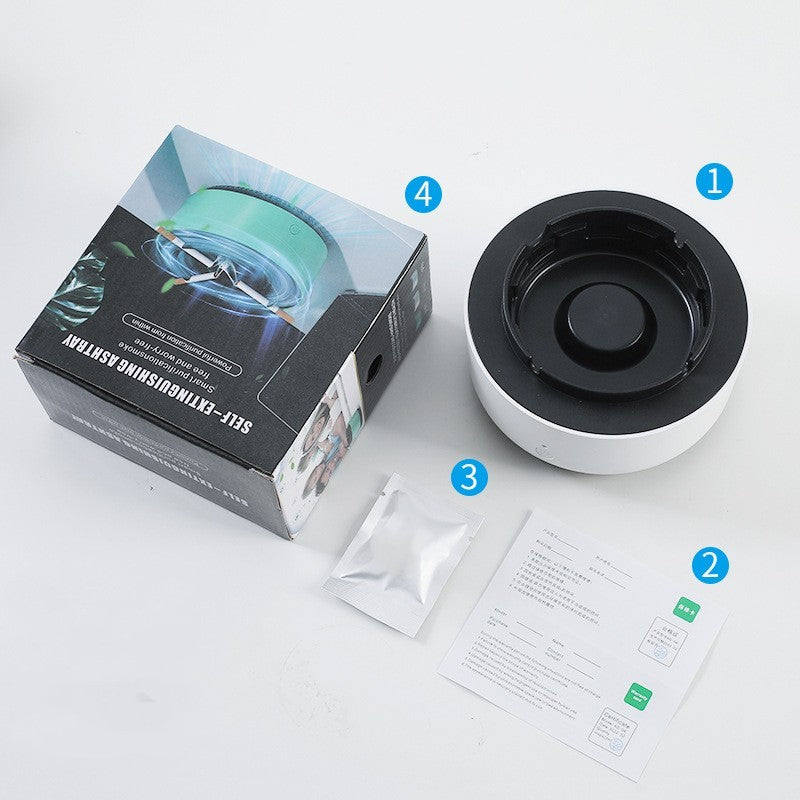 Smart Smoke Removal Ashtray - Air Purifying Smokeless Ashtray