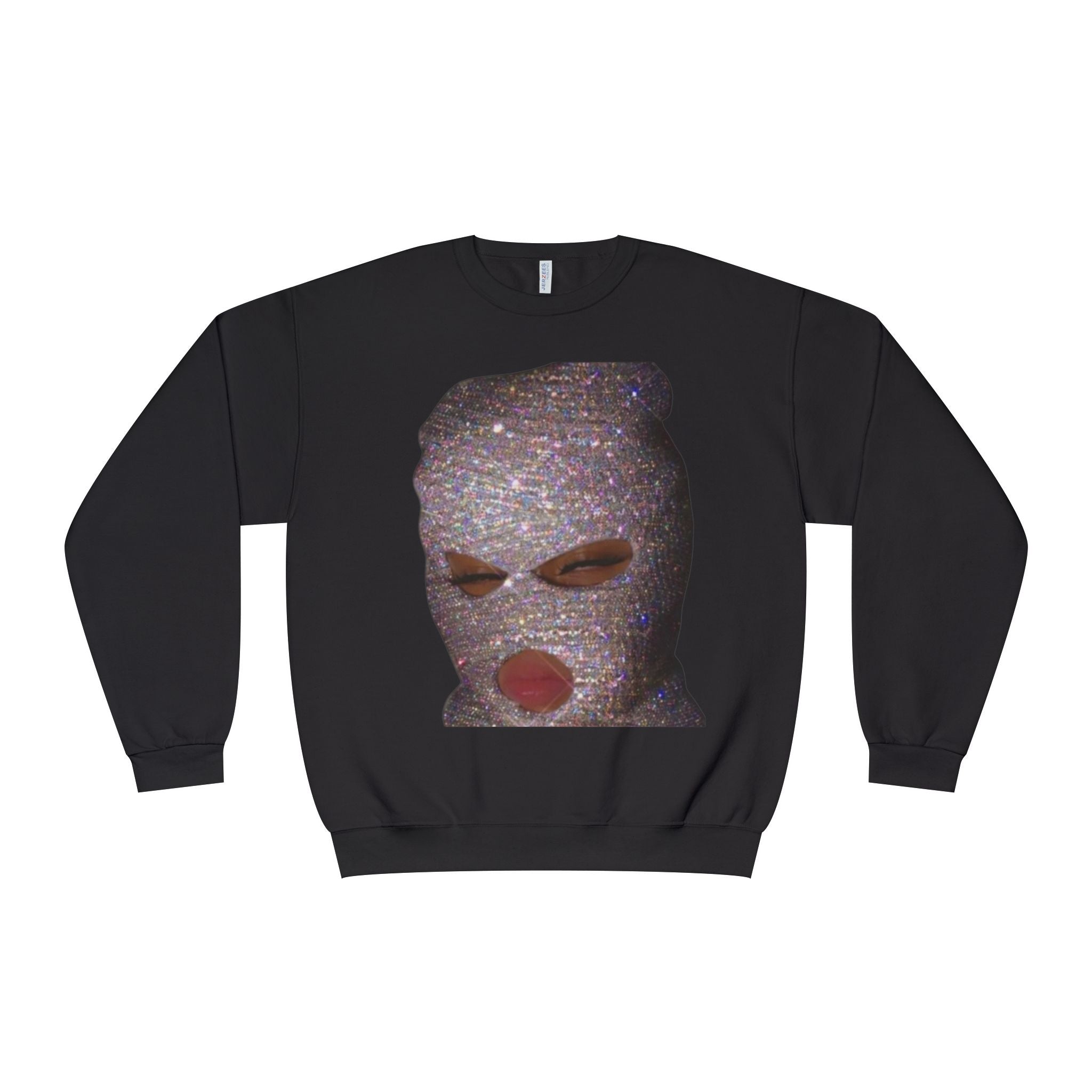 Glittery Crewneck Sweatshirt - Trendy Unisex Everyday Comfort
