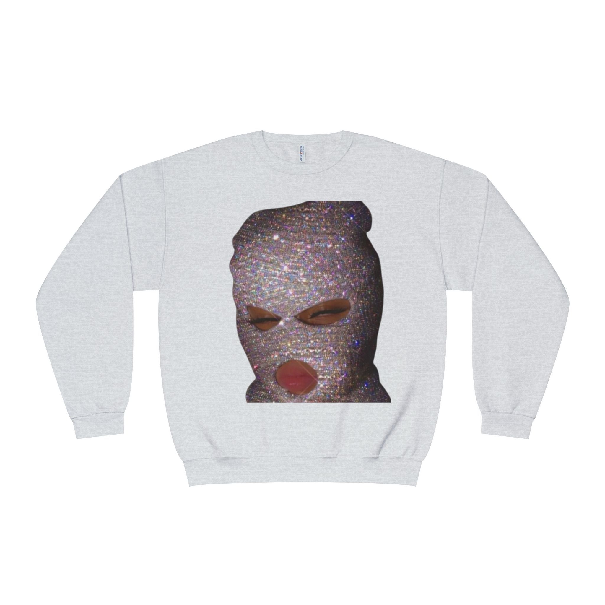 Glittery Crewneck Sweatshirt - Trendy Unisex Everyday Comfort