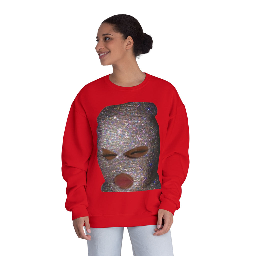 Glittery Crewneck Sweatshirt - Trendy Unisex Everyday Comfort