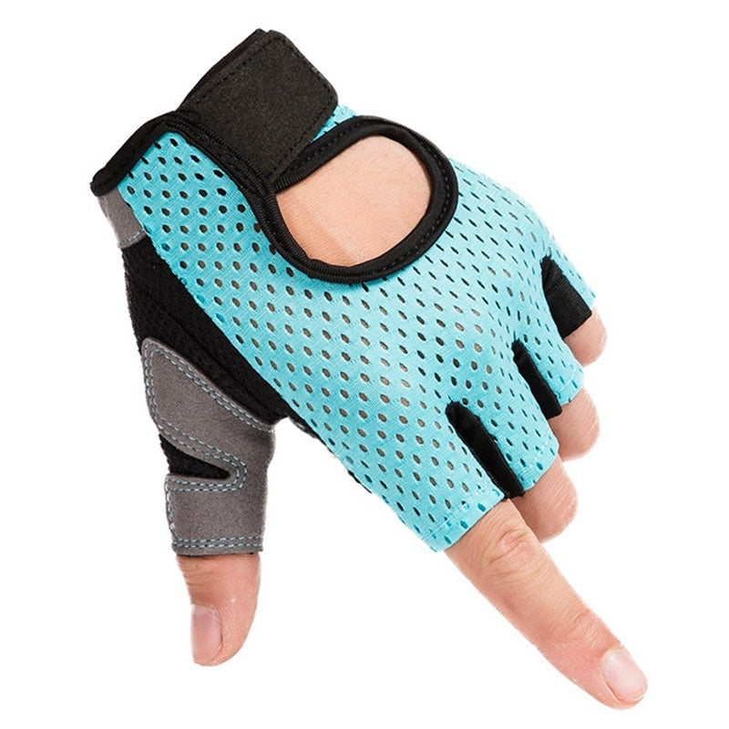 Half Finger Sports Fitness Gloves - Non-Slip Outdoor Riding & Gym Gloves