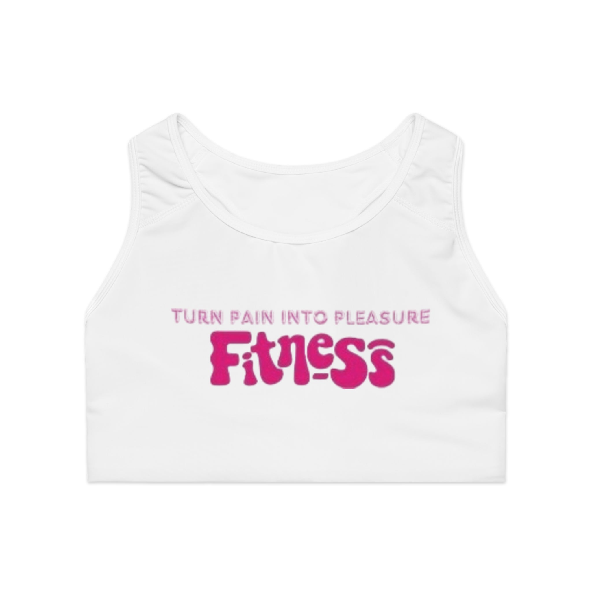 Bold Fitness Sports Bra - Motivational Activewear for Gym & Yoga