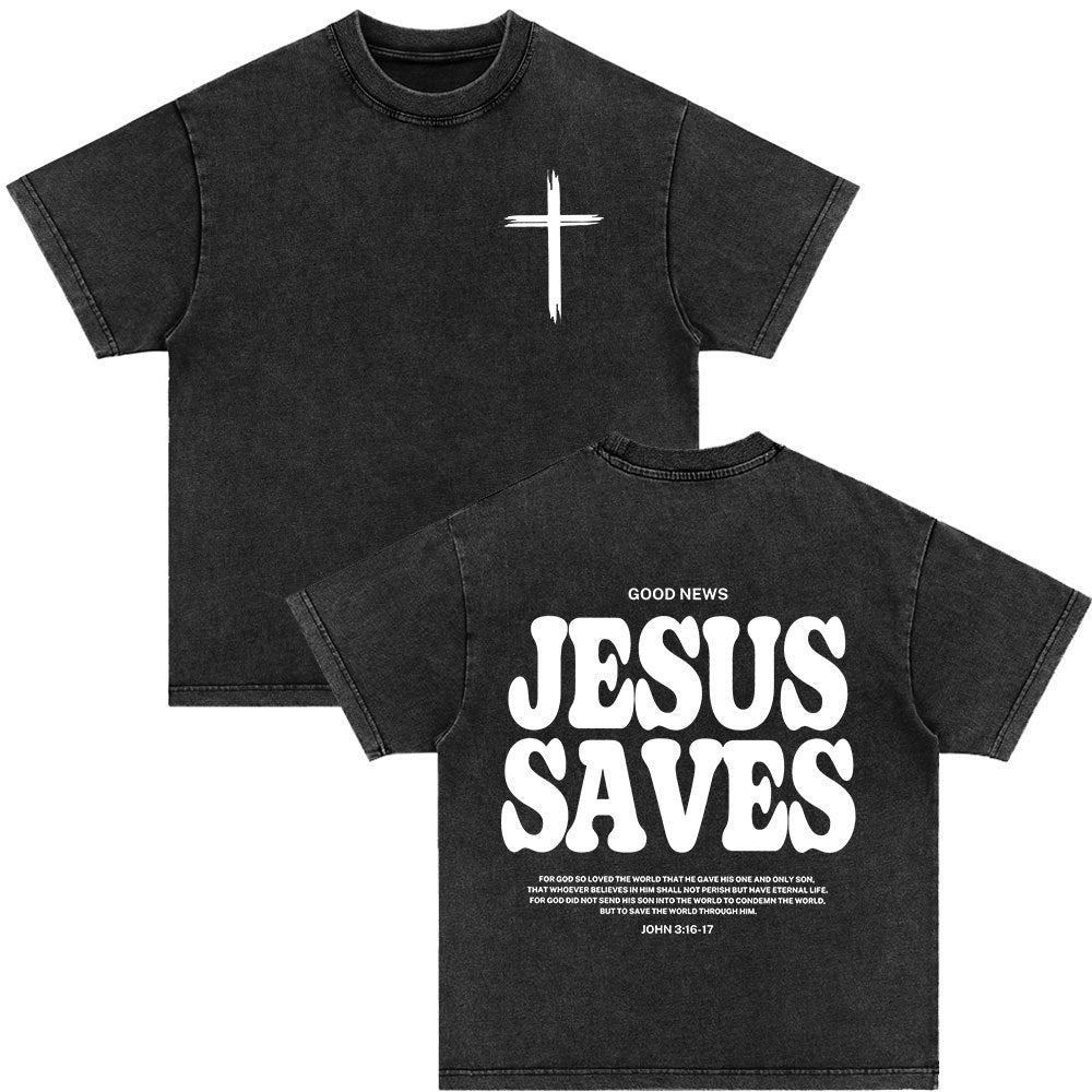 Bible Verse Retro Washed T-shirt