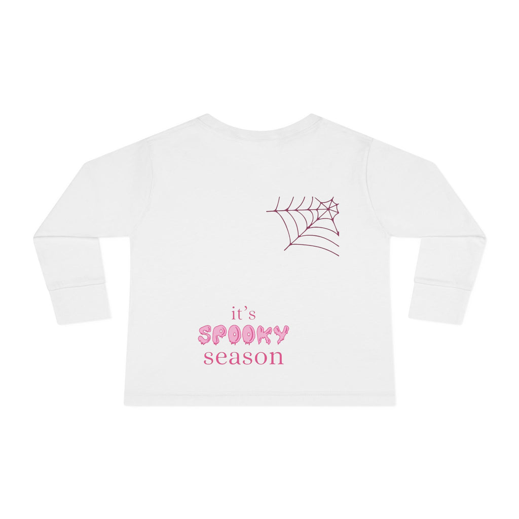 Pink Pumpkin Toddler Long Sleeve Tee