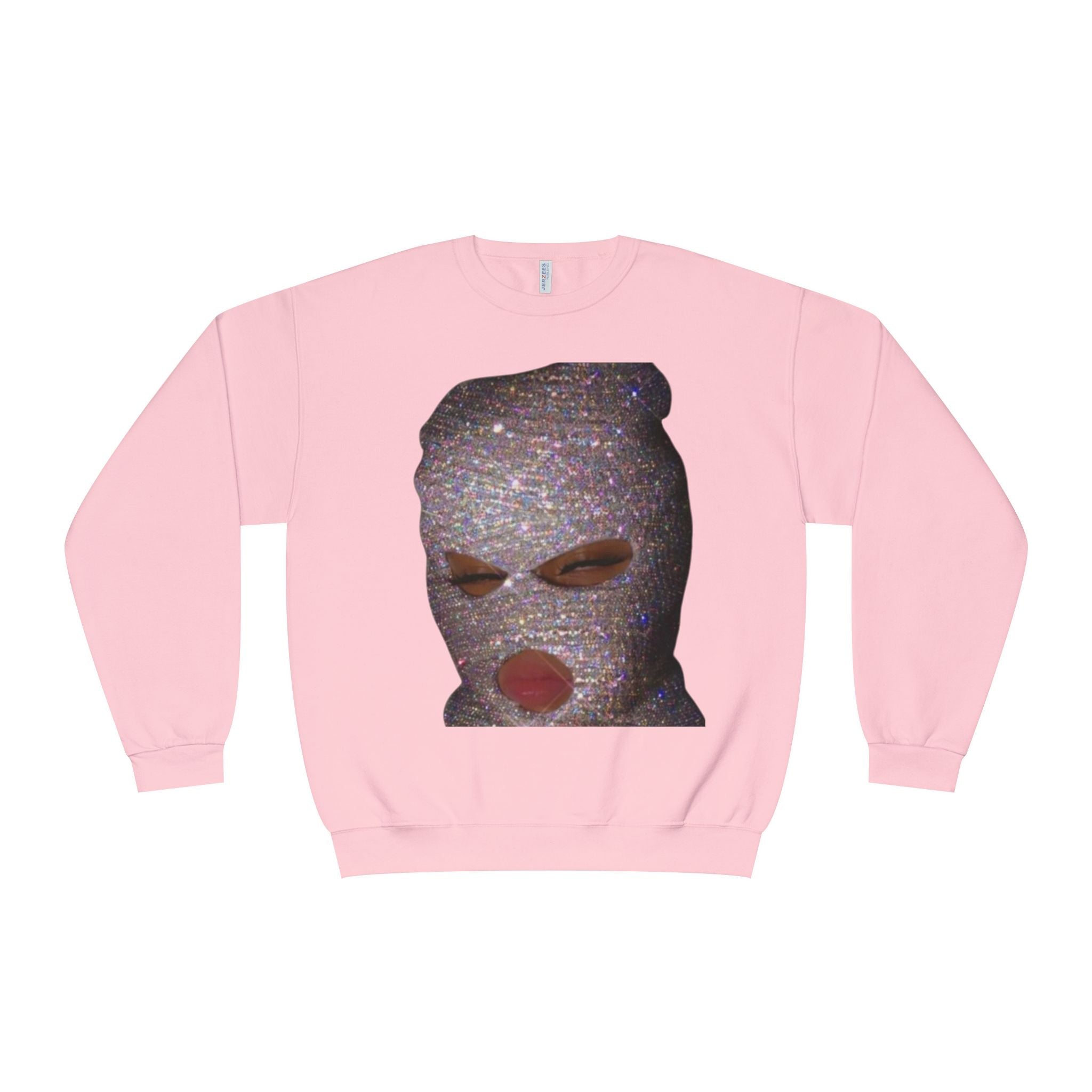Glittery Crewneck Sweatshirt - Trendy Unisex Everyday Comfort