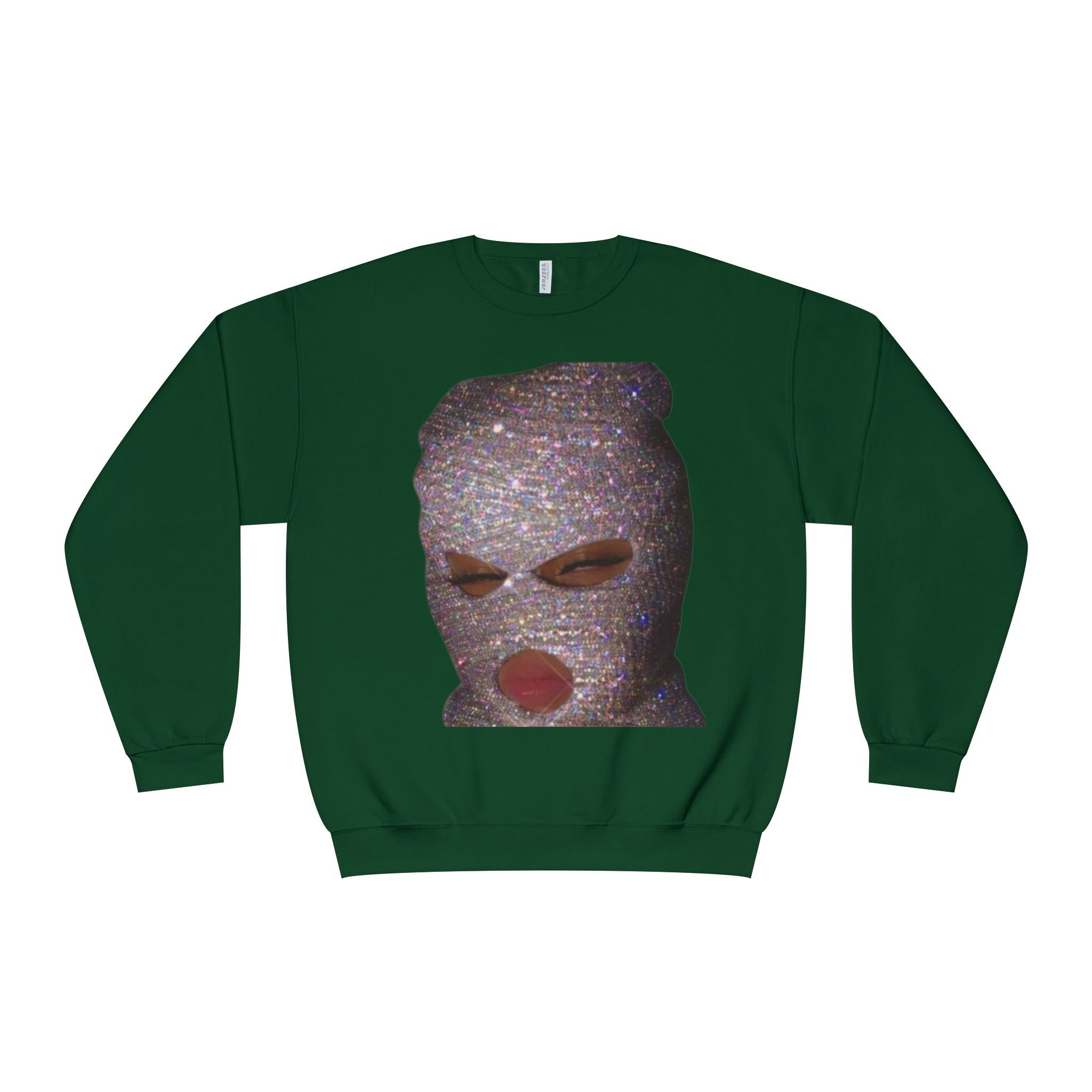 Glittery Crewneck Sweatshirt - Trendy Unisex Everyday Comfort