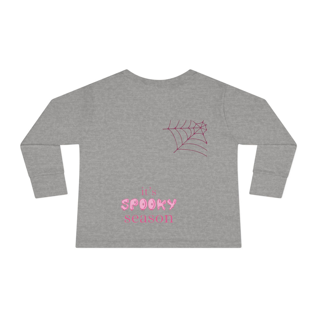 Pink Pumpkin Toddler Long Sleeve Tee