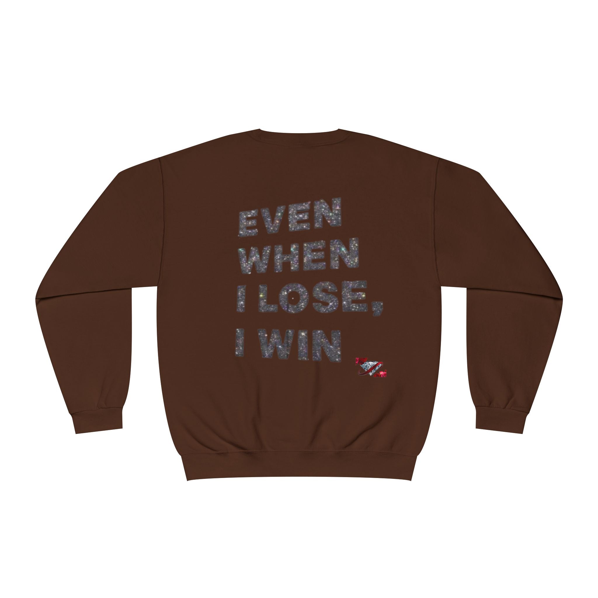 Glittery Crewneck Sweatshirt - Trendy Unisex Everyday Comfort