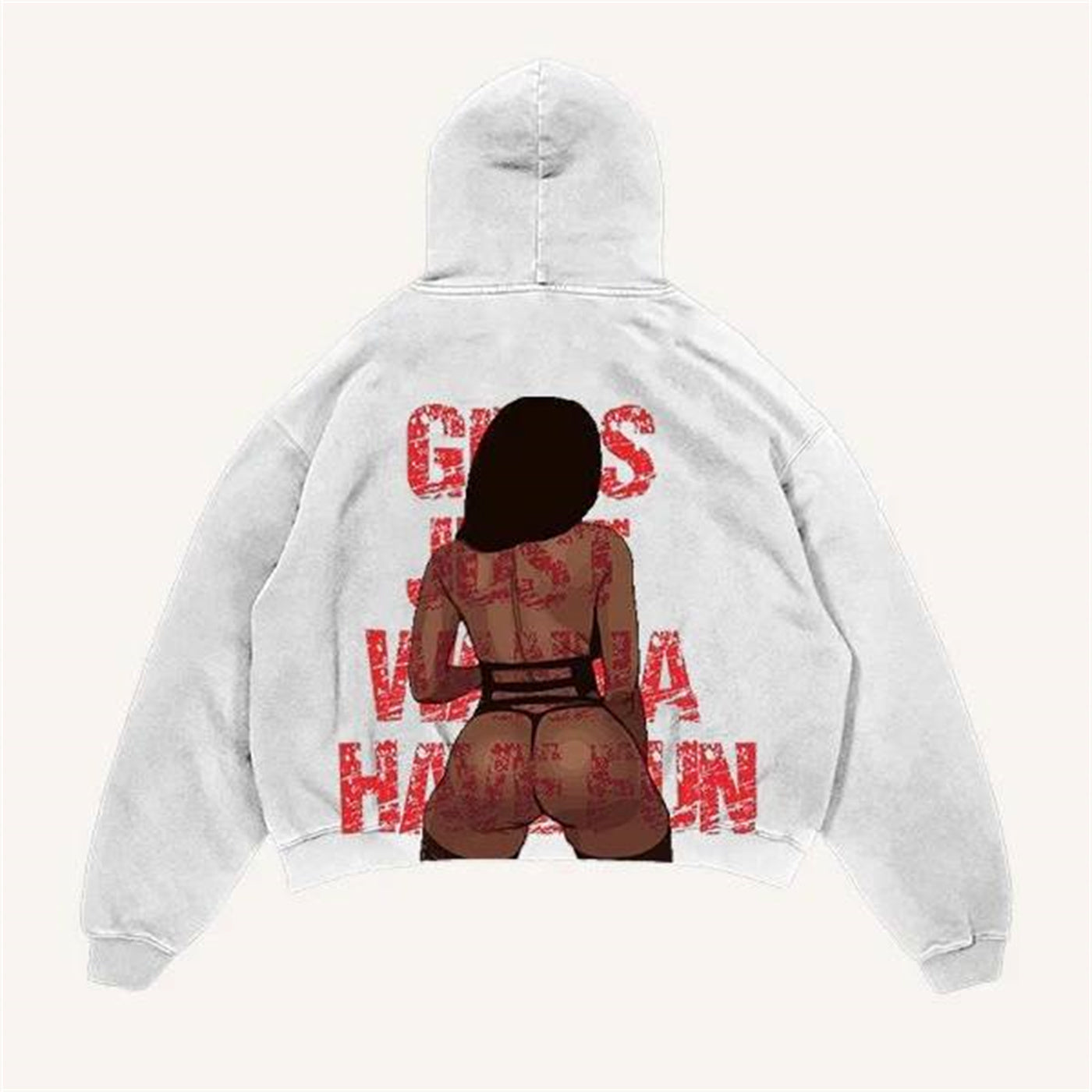 Fashion Casual Printed Girls Just Want To Have Fun Sweater