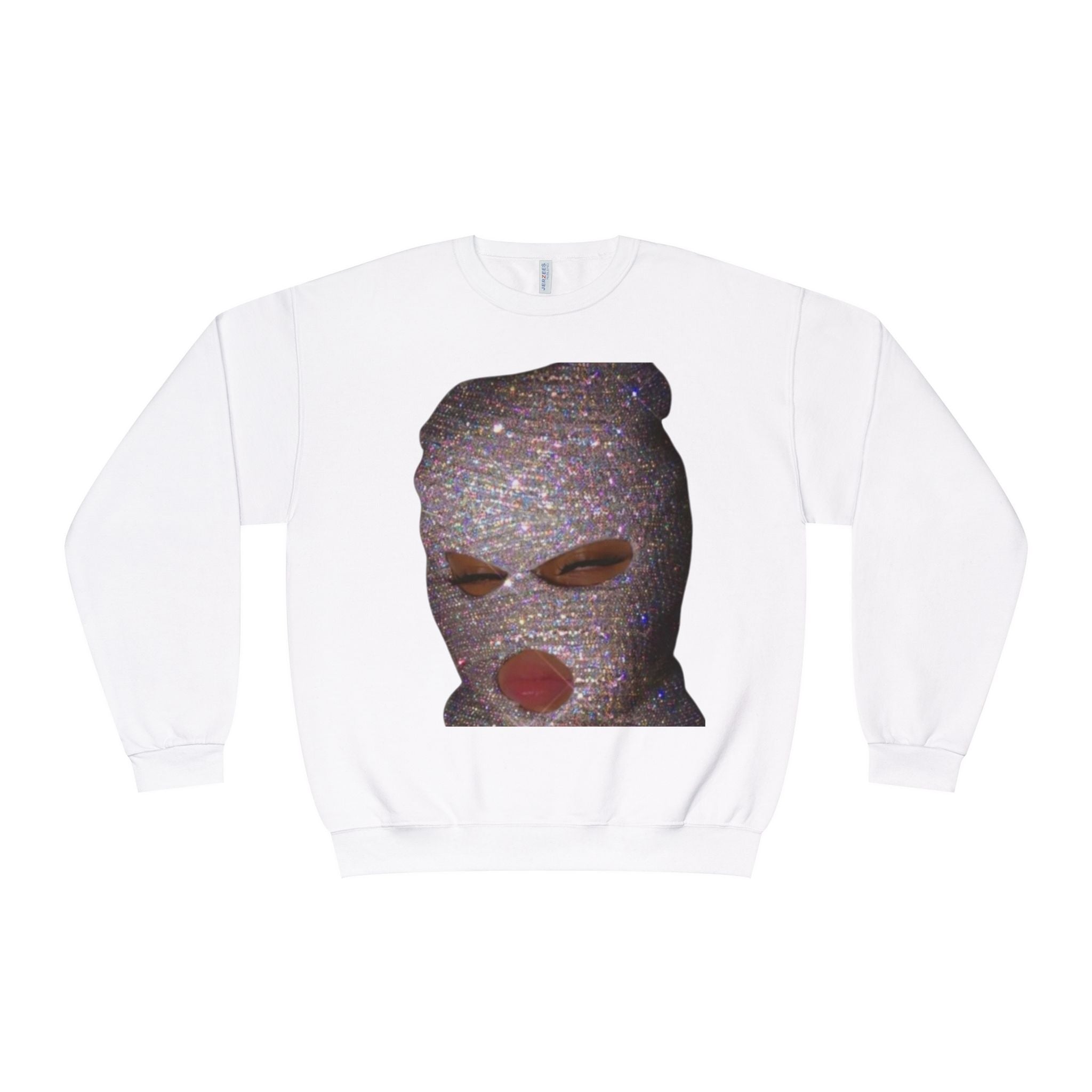 Glittery Crewneck Sweatshirt - Trendy Unisex Everyday Comfort