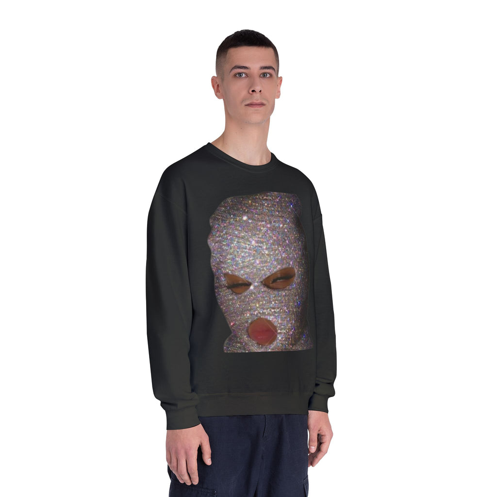Glittery Crewneck Sweatshirt - Trendy Unisex Everyday Comfort