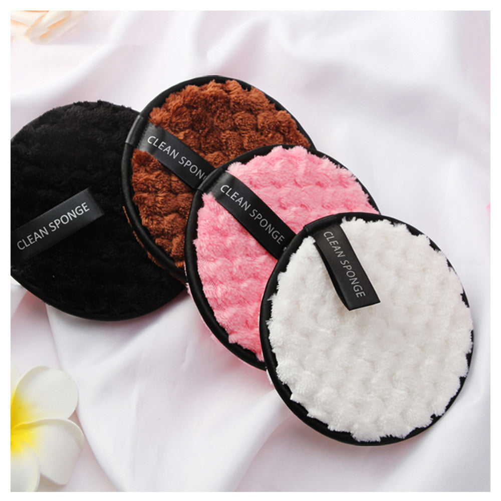 Water Makeup Removing Puff Round  Wash Face Wash Makeup Sponge