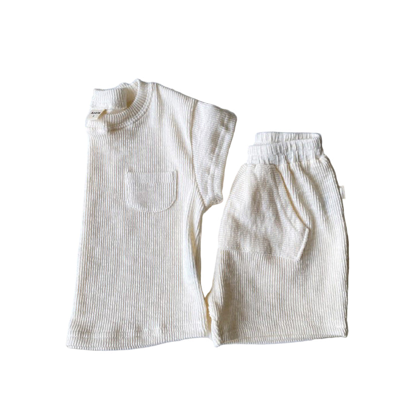 Children's Clothing T-Shirt Summer Baby Clothes Solid Color Triangle Bag Fart Baby Romper-Loose Short-Sleeved Casual Children's Pants