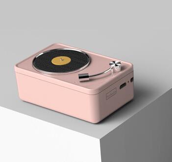 Retro Vinyl Record Bluetooth Speaker - Portable Wireless Sound
