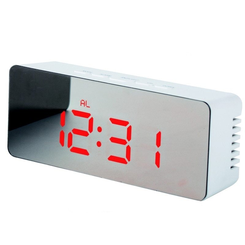Digital LED Multi-Function Mirror Clock - Modern Home Decor