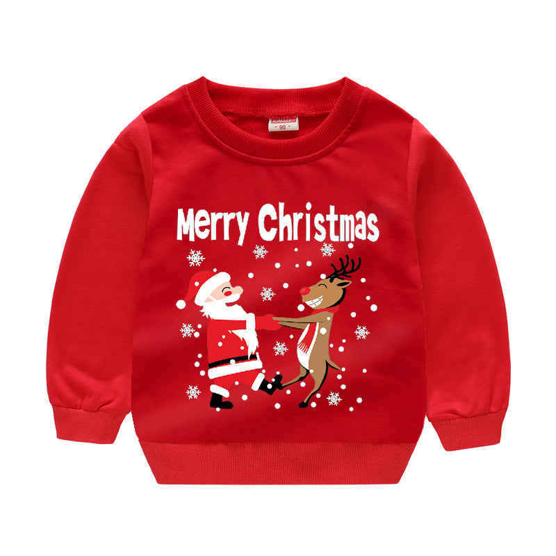 Children's Christmas Casual Sweater - Festive Holiday Clothing for Kids