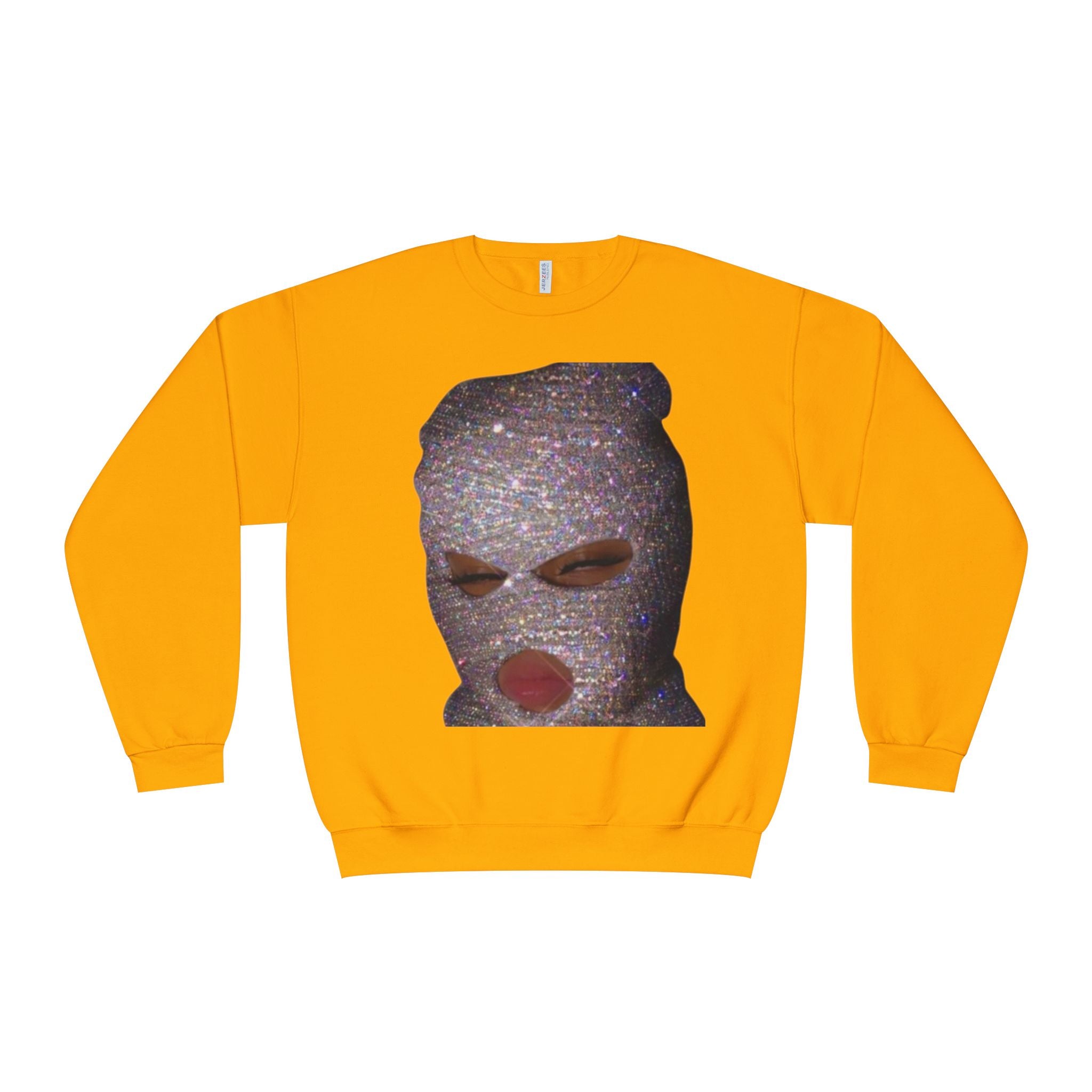 Glittery Crewneck Sweatshirt - Trendy Unisex Everyday Comfort