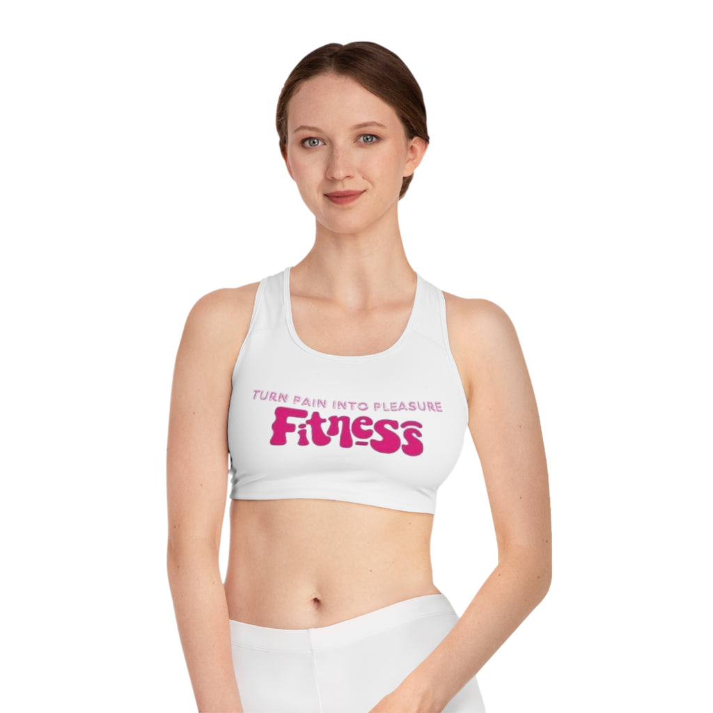 Bold Fitness Sports Bra - Motivational Activewear for Gym & Yoga