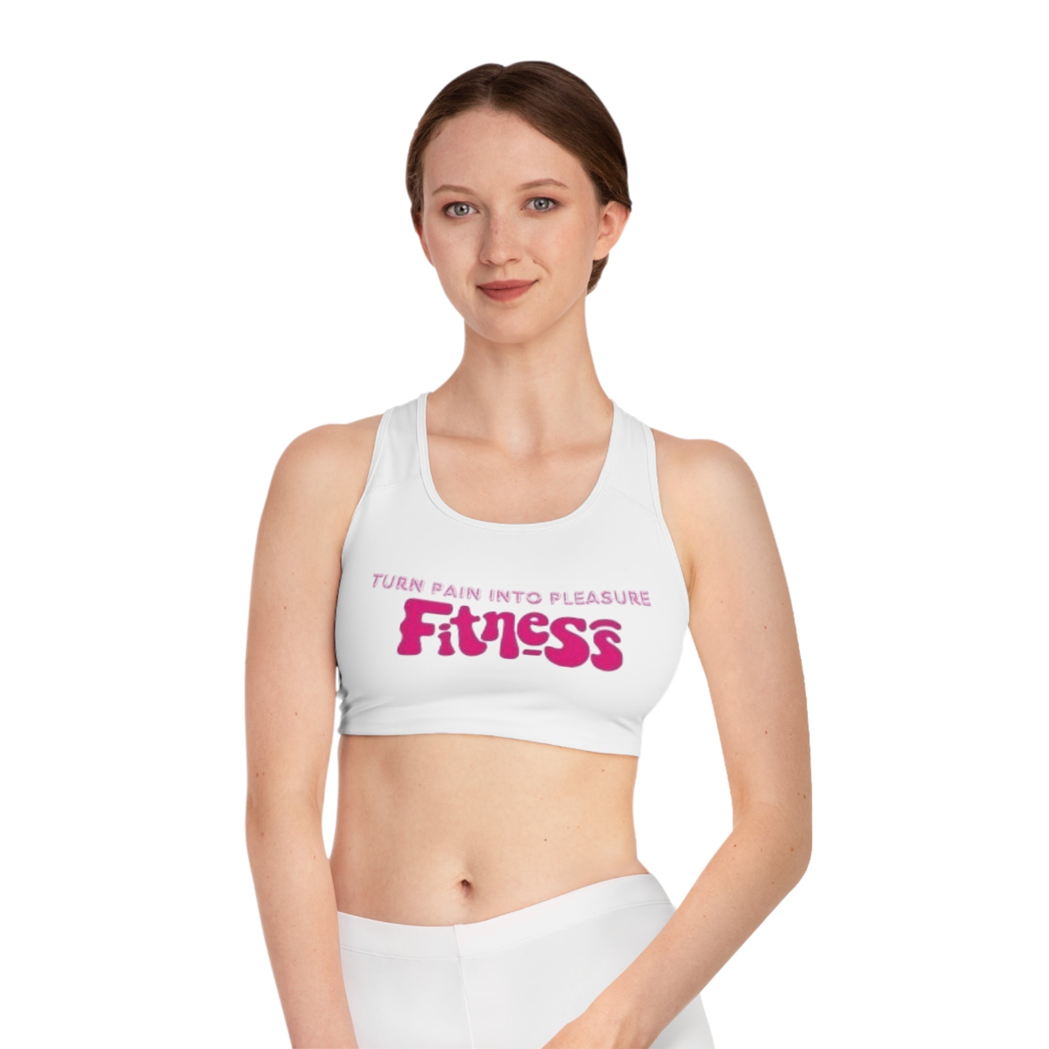 Bold Fitness Sports Bra - Motivational Activewear for Gym & Yoga