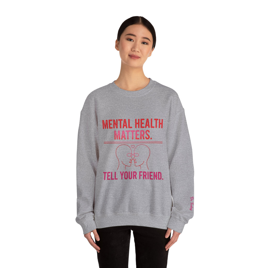 Mental Health Matters Crewneck Sweatshirt - Awareness Unisex Top