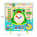 Wooden Toys Baby Weather Season Calendar Clock Time Cognition Preschool Educational Teaching Aids Toys For Children