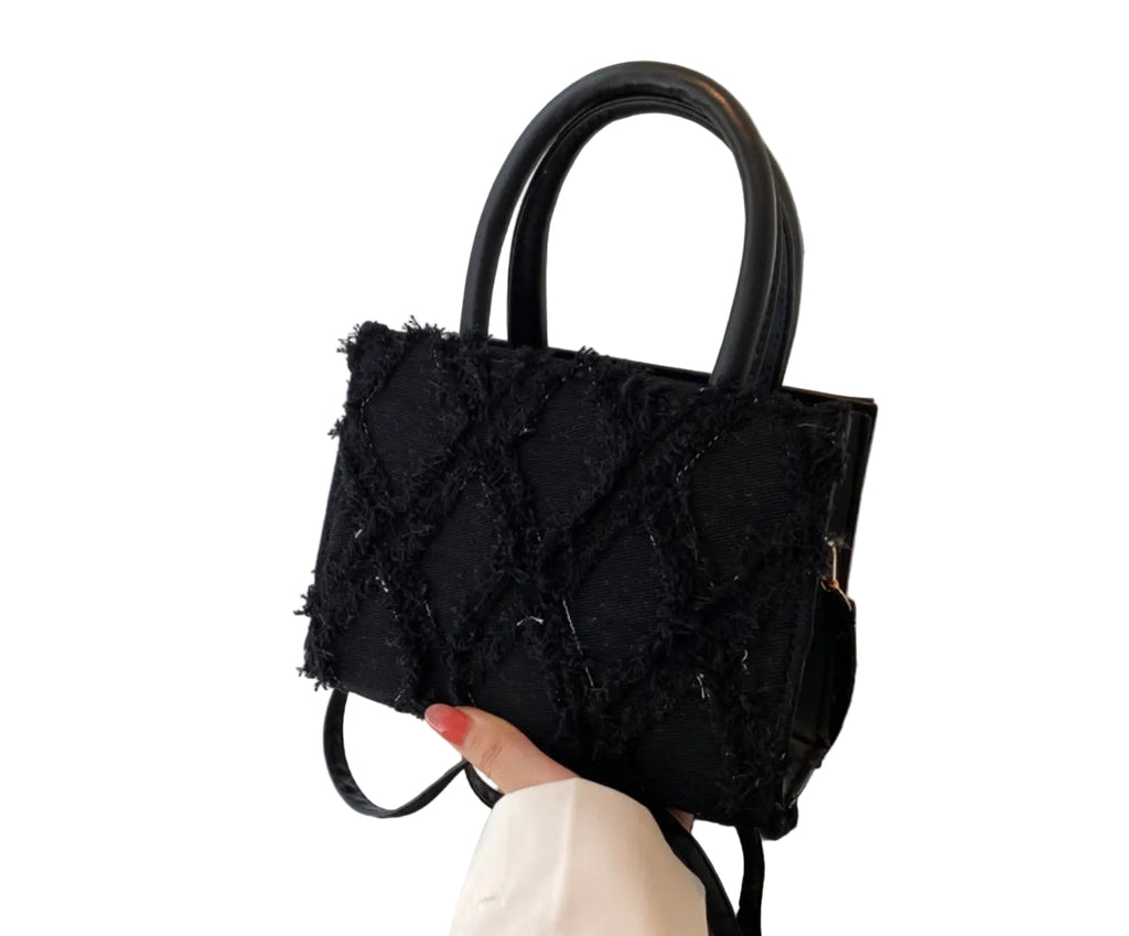 Women Summer Diamond Handbag Single Shoulder Crossbody Small Square Bag