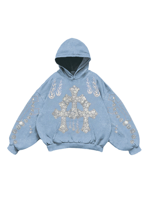 Fashion Casual Printed Polyester Sweater