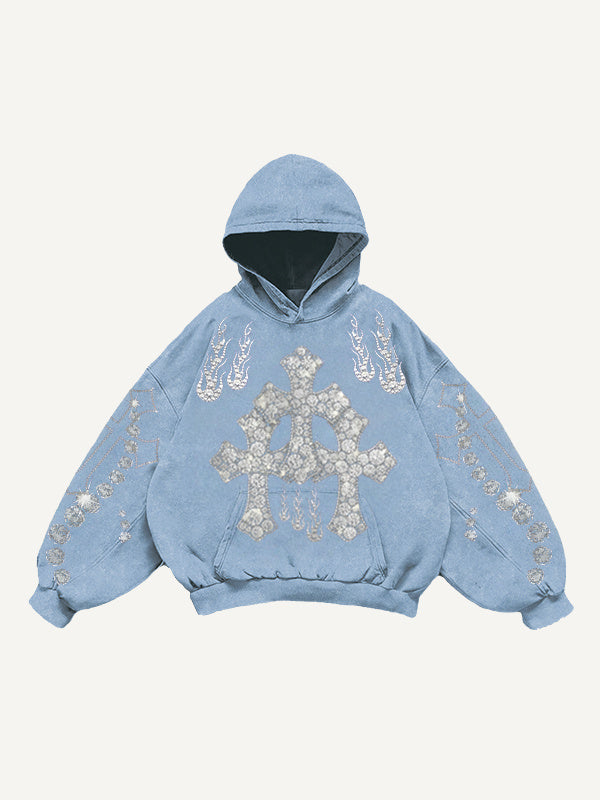 Fashion Casual Printed Polyester Sweater