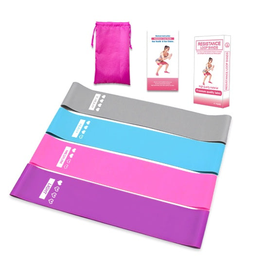 Booty Resistance Bands Set - Mini Elastic Bands for Gym, Yoga & Bodybuilding