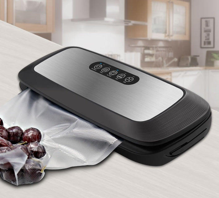Stainless Steel Kitchen Food Sealer - Airtight Bag Sealer