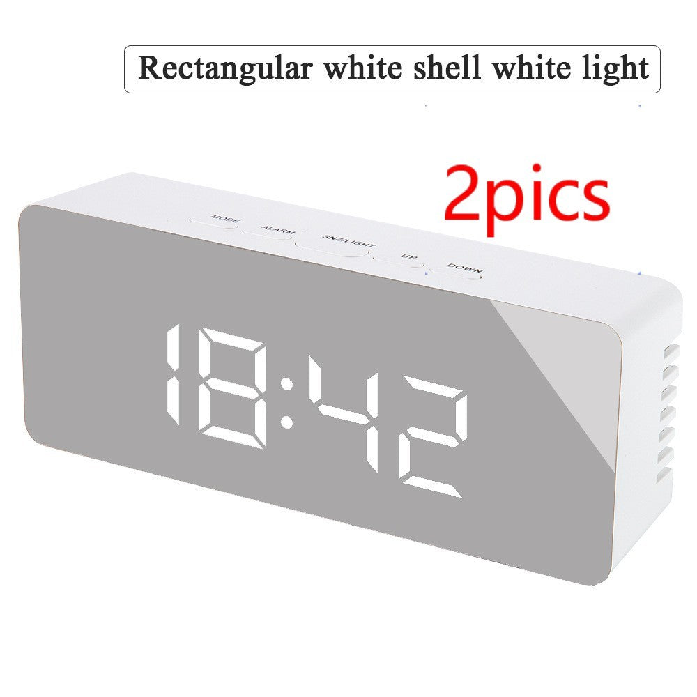 Digital LED Multi-Function Mirror Clock - Modern Home Decor