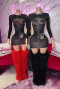 Women's Thin High Stretch See-Through Tight-Fitting Dress Lingerie