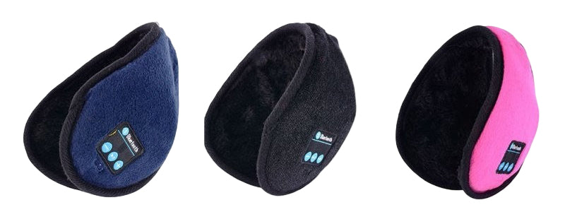 Bluetooth Fleece Earmuffs - Wireless Ear Warmers with Hands-Free Calling