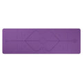Non-Slip TPE Yoga Mat with Position Lines - Premium Exercise Mat