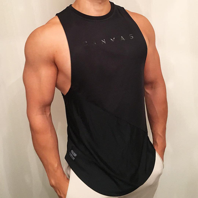 Men's Loose Sleeveless Quick-Dry Undershirt - Breathable Athletic Tank
