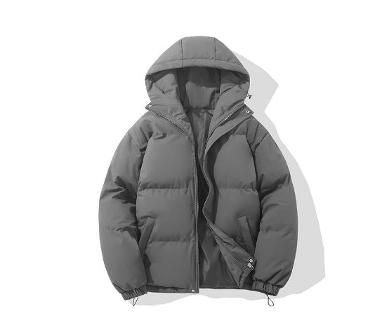 Men's Thickened Zip-Up Hoodie Jacket - Warm Winter Coat