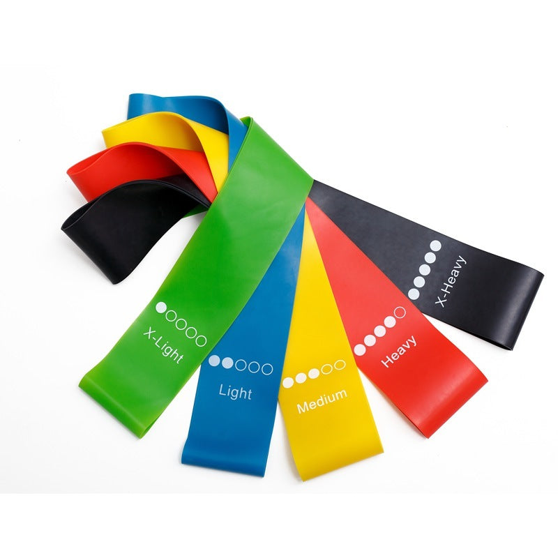 Yoga Resistance Bands Set - Pilates & Fitness Elastic Training Bands
