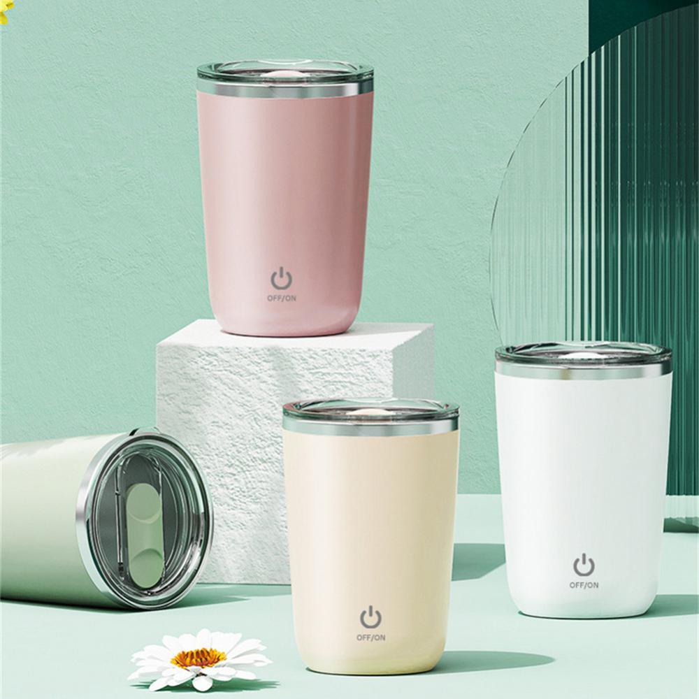 350ml Automatic Self-Stirring Mug - Electric Stainless Steel Mixing Cup