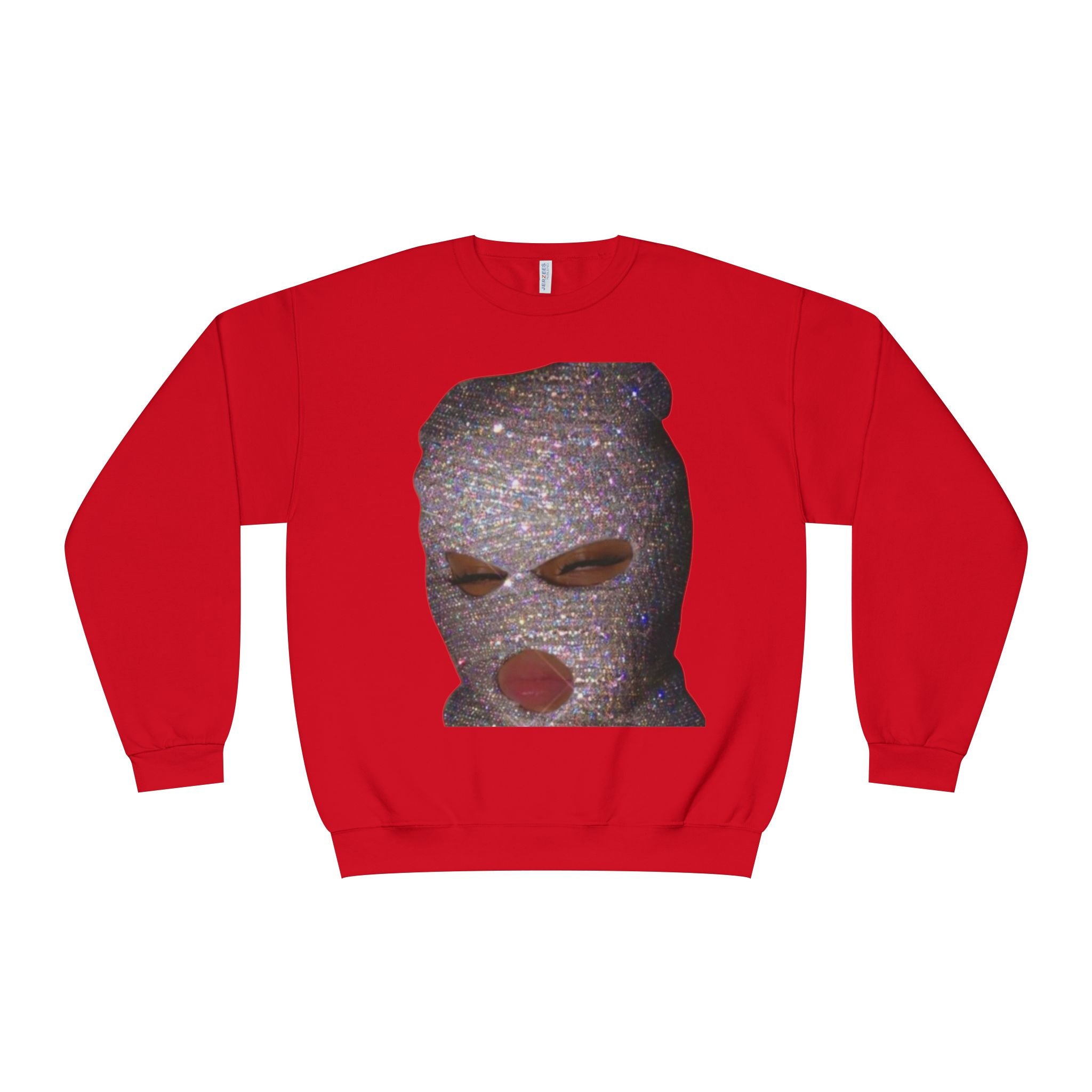 Glittery Crewneck Sweatshirt - Trendy Unisex Everyday Comfort
