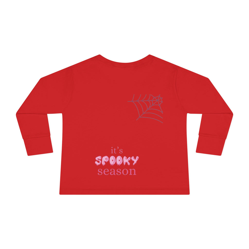 Pink Pumpkin Toddler Long Sleeve Tee