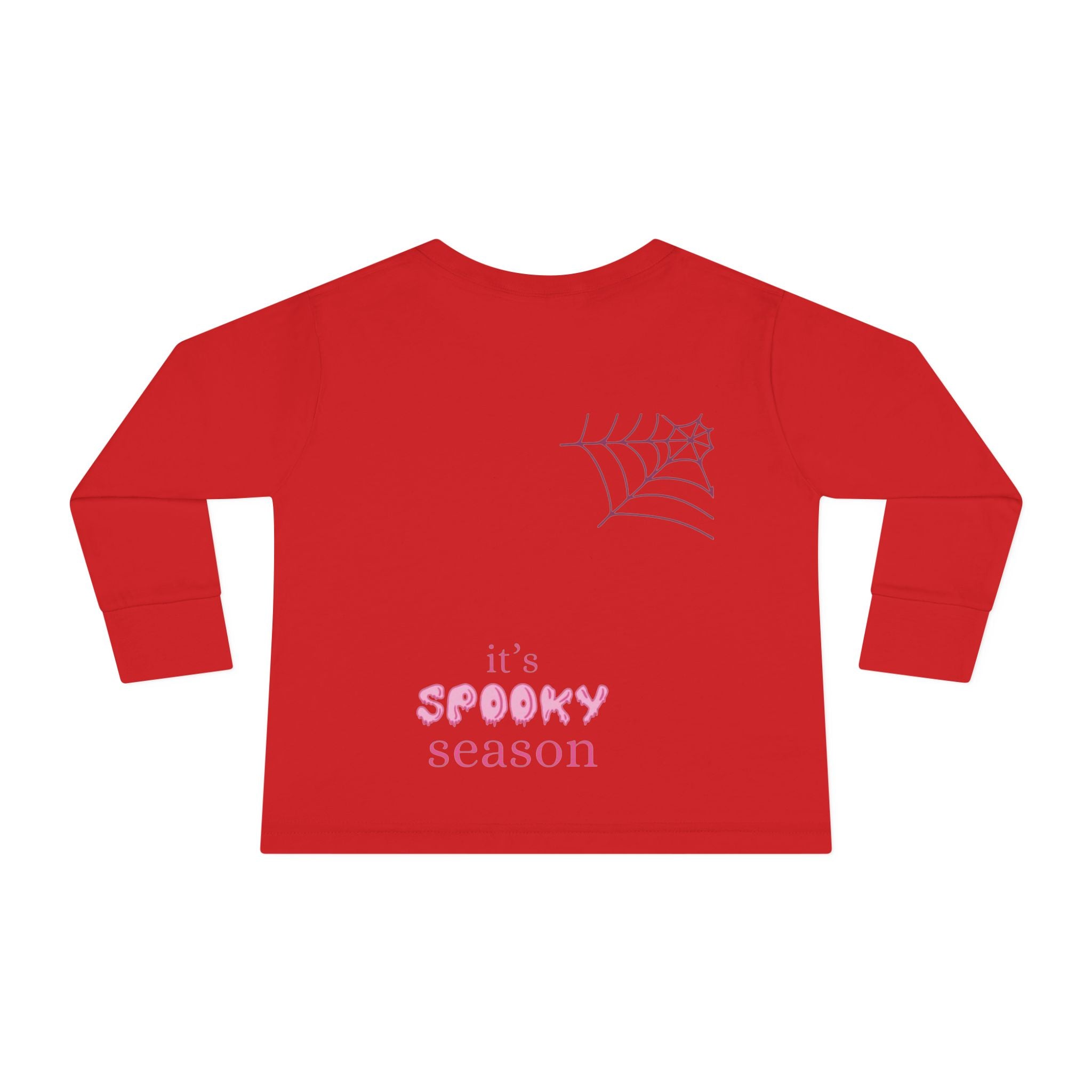 Pink Pumpkin Toddler Long Sleeve Tee