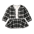Long-sleeved Dresses Two-piece Children's Baby Small Incense Wind Suit