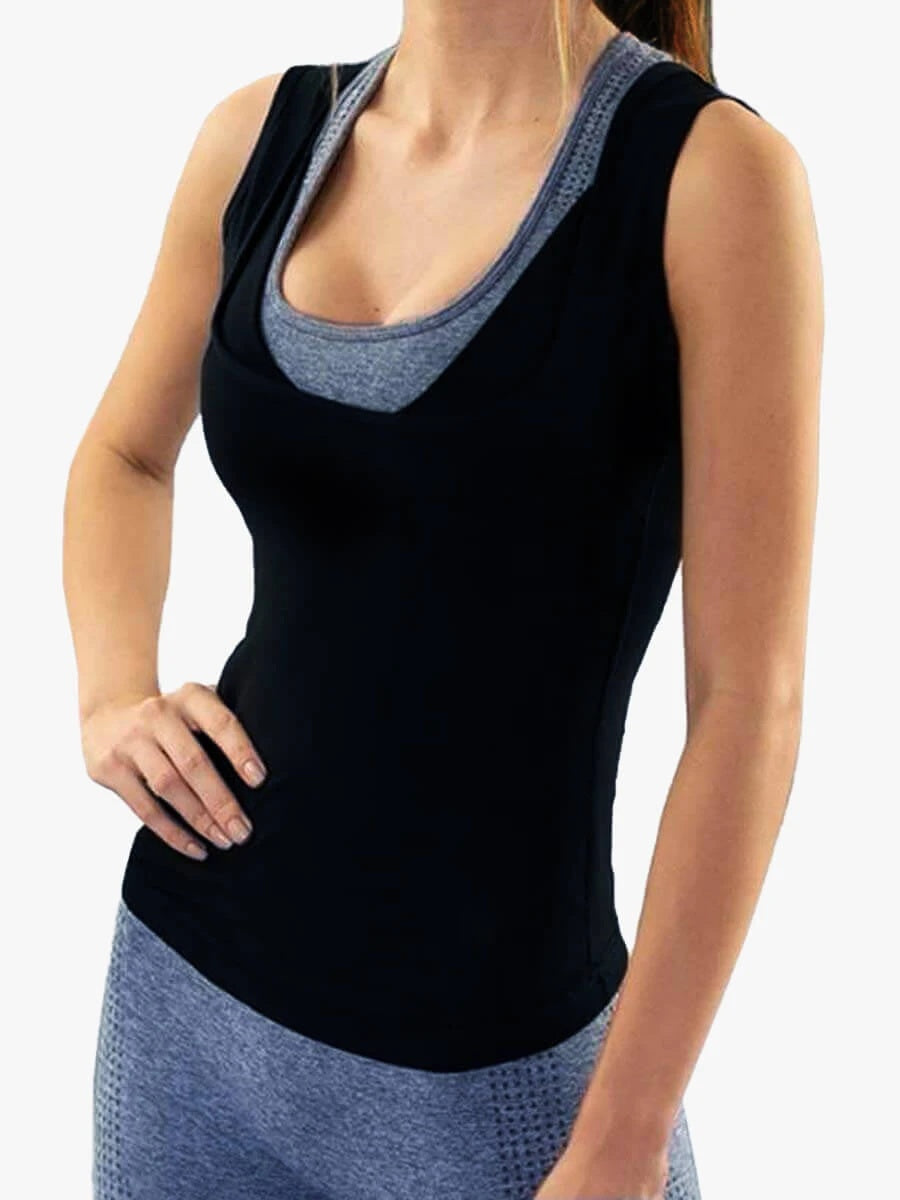 Unisex Sweat Sauna Vest - Waist Trainer & Slimming Shapewear