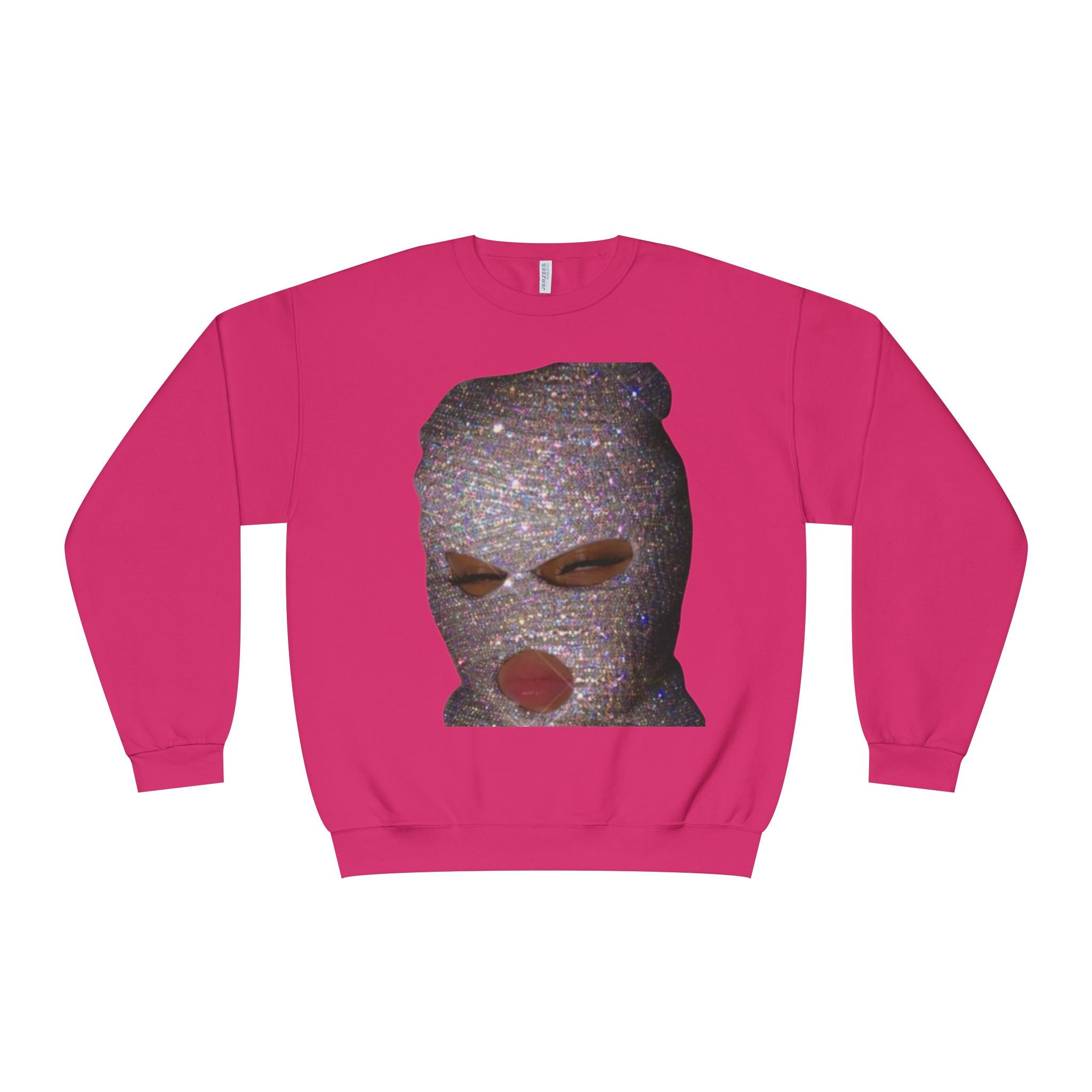Glittery Crewneck Sweatshirt - Trendy Unisex Everyday Comfort