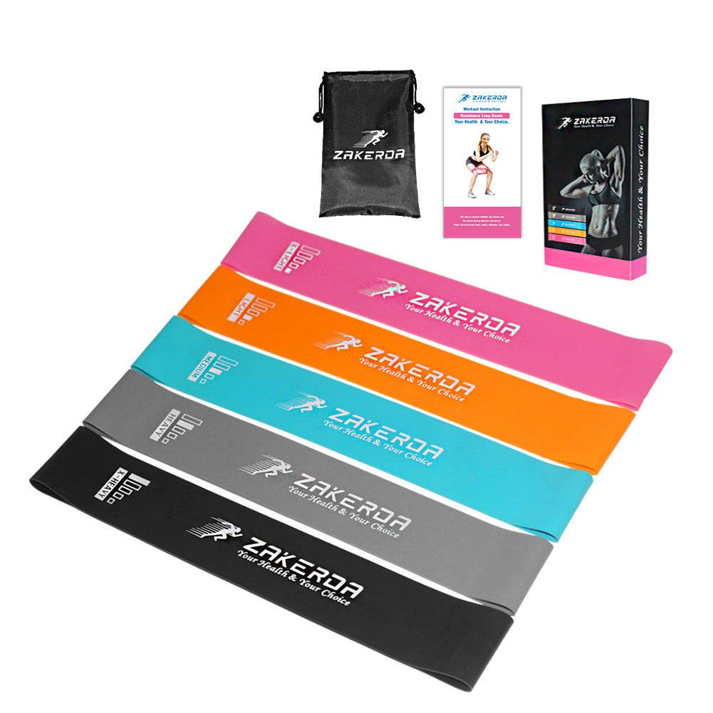 Yoga Resistance Bands Set - Pilates & Fitness Elastic Training Bands