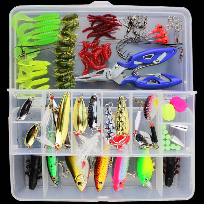 101-Piece Multifunctional Fishing Lures Set - All-Condition Bait Kit