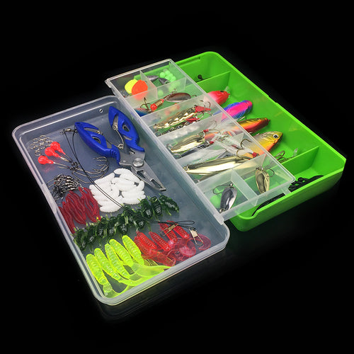 101-Piece Multifunctional Fishing Lures Set - All-Condition Bait Kit