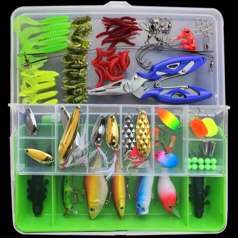 101-Piece Multifunctional Fishing Lures Set - All-Condition Bait Kit